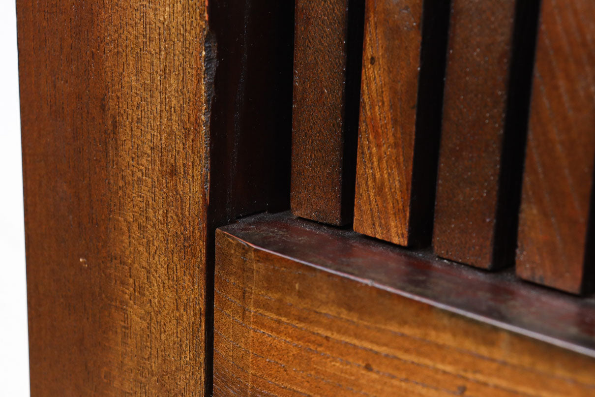 幅1178ミリ高さ2015ミリ！！　鉄金具を多用した重厚感溢れる総欅富山蔵戸　G2541