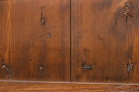 幅1178ミリ高さ2015ミリ！！　鉄金具を多用した重厚感溢れる総欅富山蔵戸　G2541