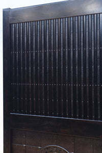 幅1178ミリ高さ2015ミリ！！　鉄金具を多用した重厚感溢れる総欅富山蔵戸　G2541