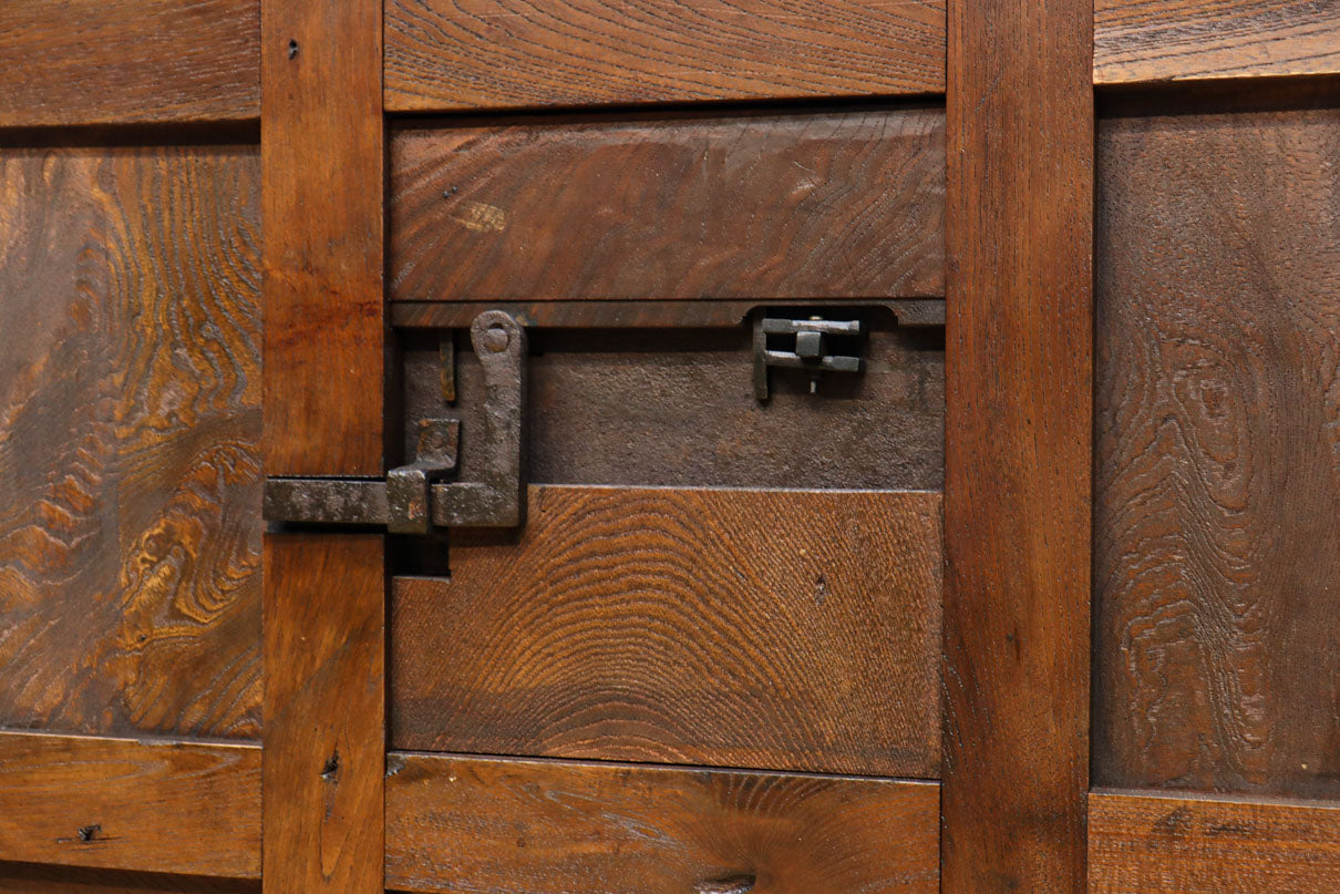 幅781ミリ　スリム幅!! 丸面格子が美しい眺めを見せる蔵戸　G2549