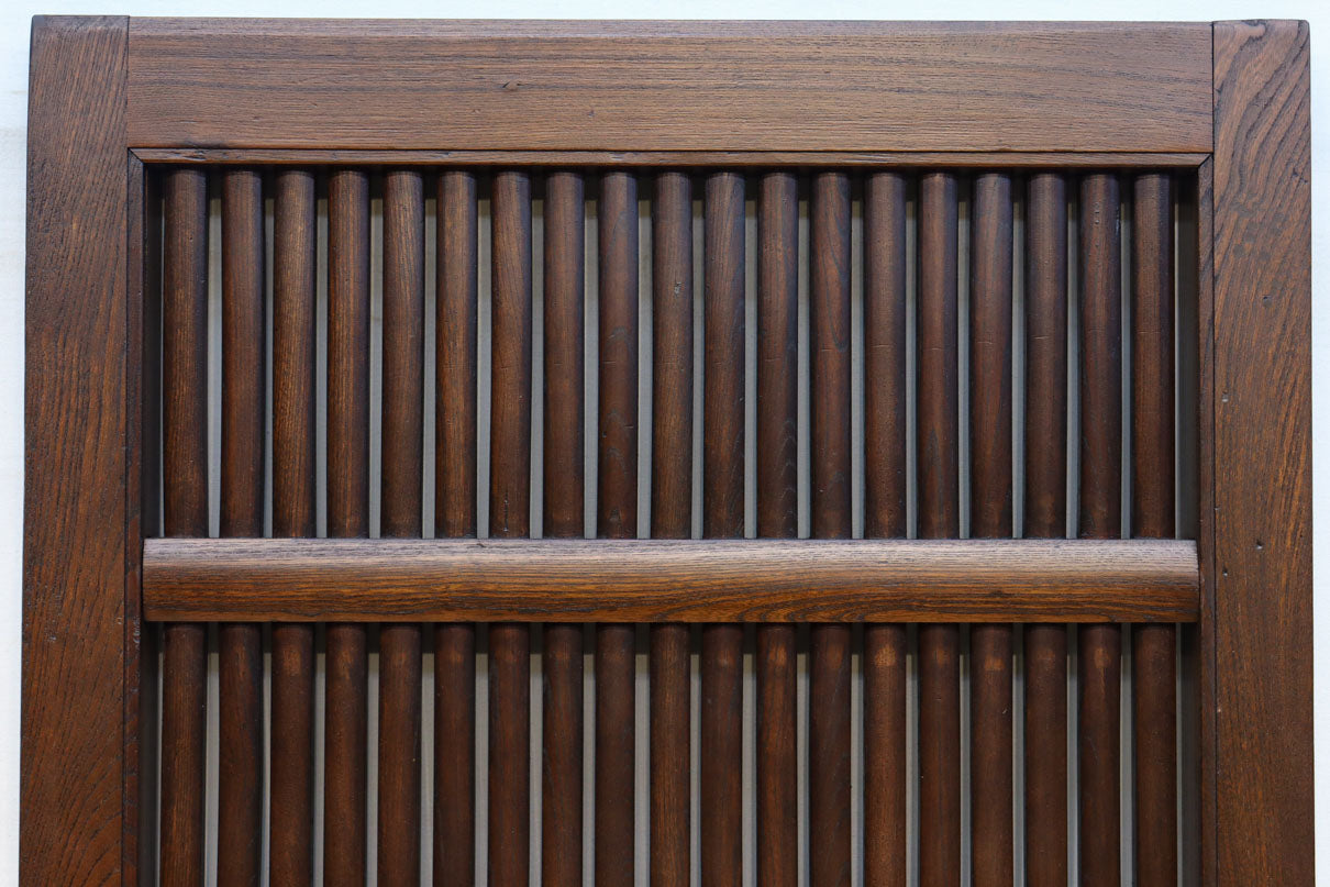 幅781ミリ　スリム幅!! 丸面格子が美しい眺めを見せる蔵戸　G2549