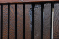 幅918ミリ　桐模様金具で雅な面持ち溢れる平格子蔵戸　G2554