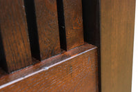 幅918ミリ　桐模様金具で雅な面持ち溢れる平格子蔵戸　G2554