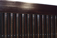 幅1148ミリ　帯鉄格子と巾着金具で貫録のある縦格子富山蔵戸　G2555