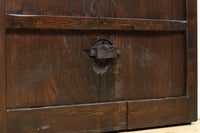 幅1148ミリ　帯鉄格子と巾着金具で貫録のある縦格子富山蔵戸　G2555