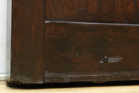 幅1148ミリ　帯鉄格子と巾着金具で貫録のある縦格子富山蔵戸　G2555