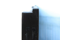 幅1148ミリ　帯鉄格子と巾着金具で貫録のある縦格子富山蔵戸　G2555