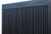 幅1253ミリ　升格子作りの腰板で時代の趣き溢れる蔵戸　G2556