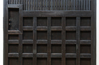 幅1253ミリ　升格子作りの腰板で時代の趣き溢れる蔵戸　G2556