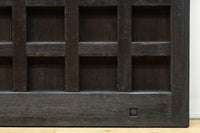 幅1253ミリ　升格子作りの腰板で時代の趣き溢れる蔵戸　G2556