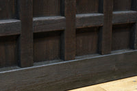 幅1253ミリ　升格子作りの腰板で時代の趣き溢れる蔵戸　G2556