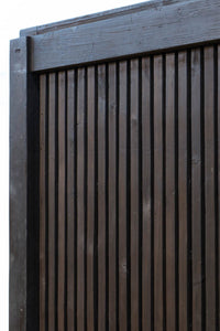 幅1253ミリ　升格子作りの腰板で時代の趣き溢れる蔵戸　G2556