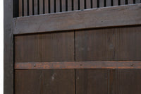 幅1253ミリ　升格子作りの腰板で時代の趣き溢れる蔵戸　G2556