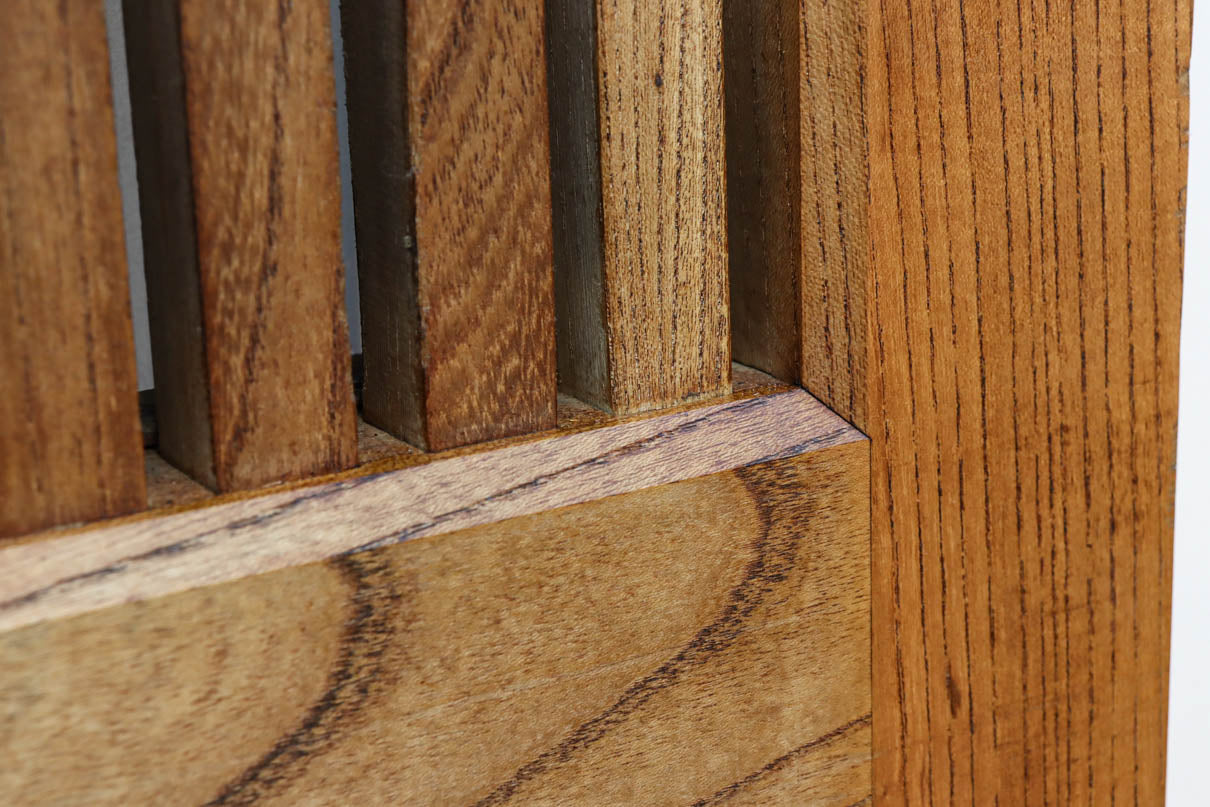 幅1118ミリ　裏表で雰囲気の変わる重厚な総欅蔵戸　G2558