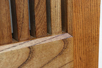 幅1118ミリ　裏表で雰囲気の変わる重厚な総欅蔵戸　G2558