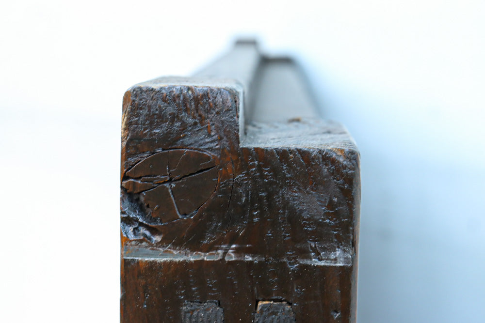 稀少幅900ミリ　艶みを増した色彩に杢目が浮かぶ貫禄のある庄内蔵戸　G2608