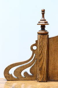 珍品!! 優美な杢目を魅せる優雅な佇まいのコーナー用飾り棚　BB3280