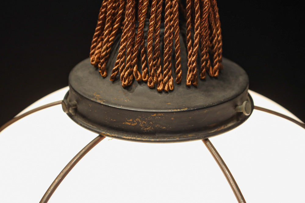 美しい七宝すかし模様が気品ある雪洞型電笠(房付き)　DC8534