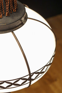 美しい七宝すかし模様が気品ある雪洞型電笠(房付き)　DC8534