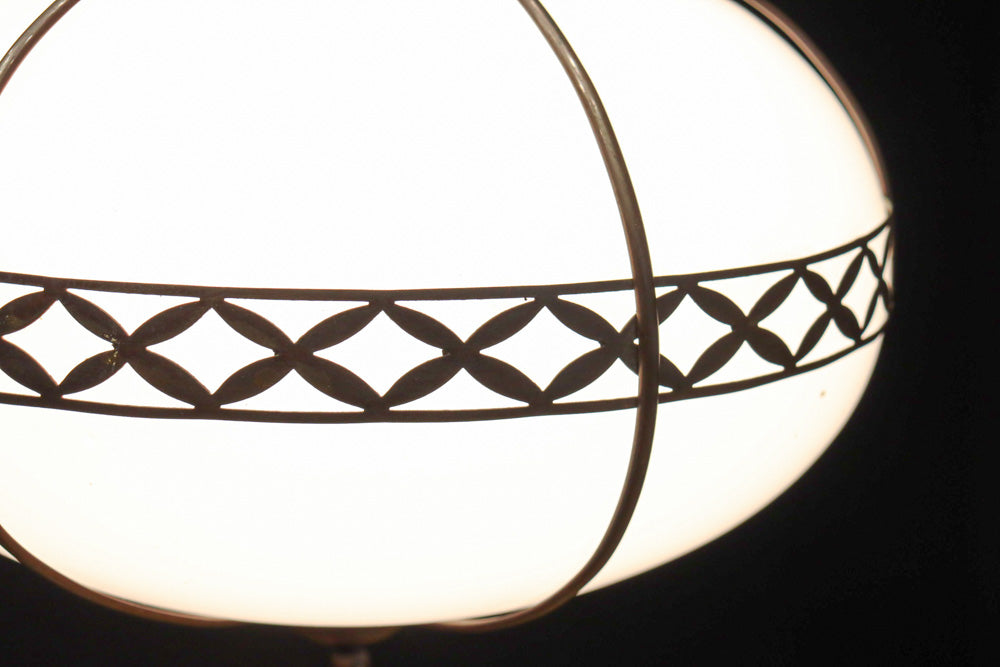 美しい七宝すかし模様が気品ある雪洞型電笠(房付き)　DC8534