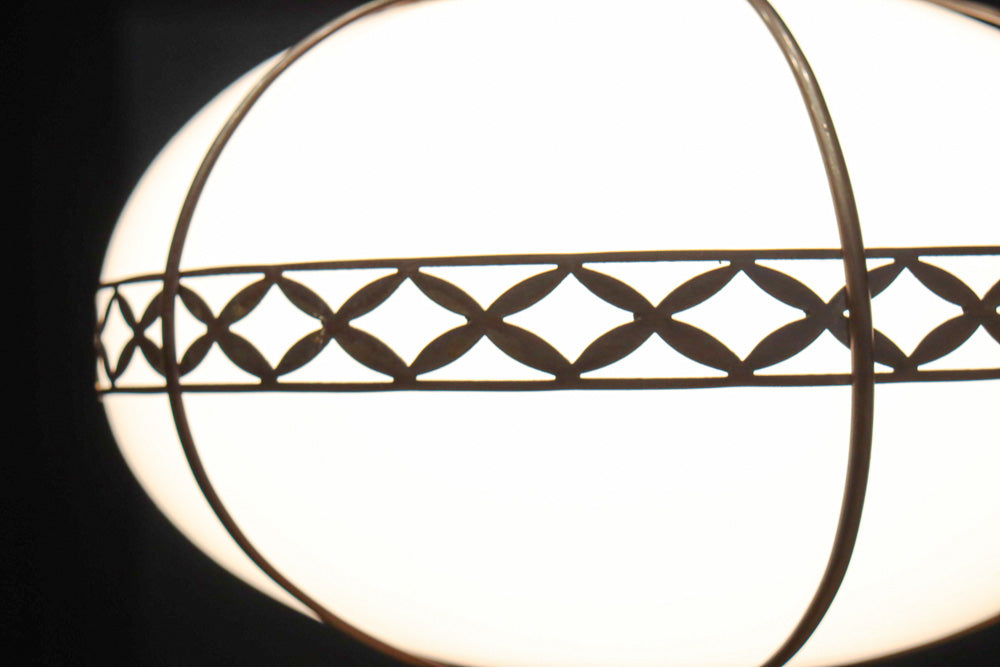 美しい七宝すかし模様が気品ある雪洞型電笠(房付き)　DC8534