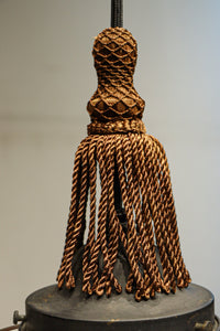 美しい七宝すかし模様が気品ある雪洞型電笠(房付き)　DC8534