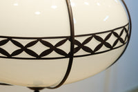 美しい七宝すかし模様が気品ある雪洞型電笠(房付き)　DC8534