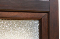 幅720ミリ　平格子で時代の趣きある変わりデザイン格子戸　F8582　在庫4枚