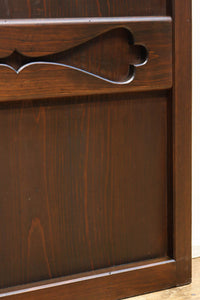 幅720ミリ　平格子で時代の趣きある変わりデザイン格子戸　F8582　在庫4枚