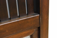 幅720ミリ　平格子で時代の趣きある変わりデザイン格子戸　F8582　在庫4枚