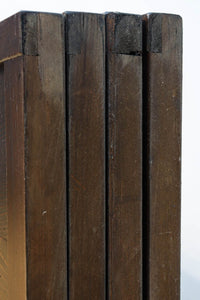 幅720ミリ　平格子で時代の趣きある変わりデザイン格子戸　F8582　在庫4枚