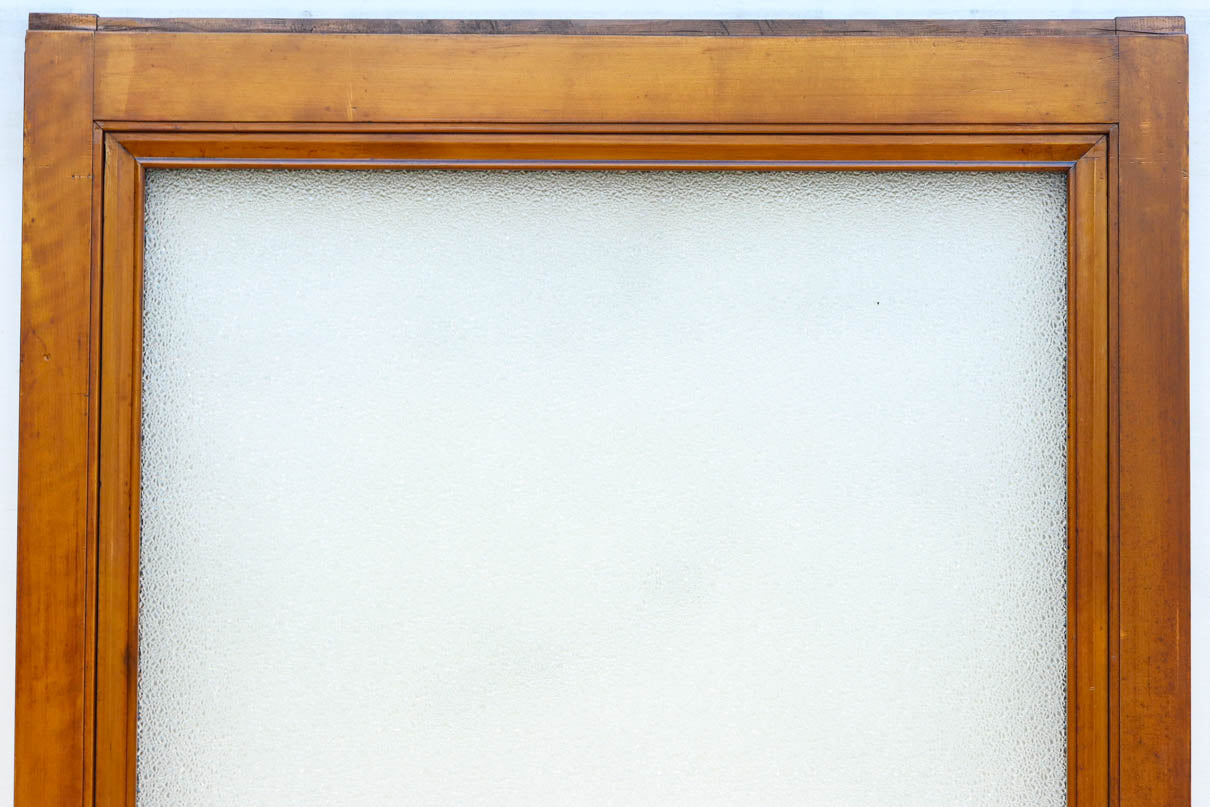 幅878ミリ　大判ガラスで明るく重厚な佇まいのガラス戸　F8587　在庫2枚