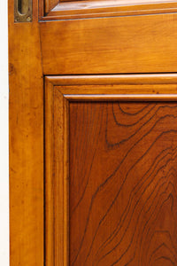 幅878ミリ　大判ガラスで明るく重厚な佇まいのガラス戸　F8587　在庫2枚