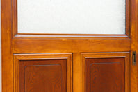 幅878ミリ　大判ガラスで明るく重厚な佇まいのガラス戸　F8587　在庫2枚