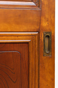 幅878ミリ　大判ガラスで明るく重厚な佇まいのガラス戸　F8587　在庫2枚