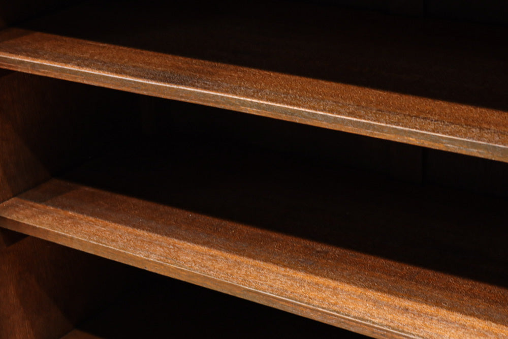 稀少サイズ！！ディスプレイが映えるレトロモダンな高脚ガラスケース　BB3151