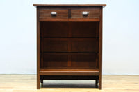 稀少サイズ！！ディスプレイが映えるレトロモダンな高脚ガラスケース　BB3151