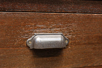 稀少サイズ！！ディスプレイが映えるレトロモダンな高脚ガラスケース　BB3151