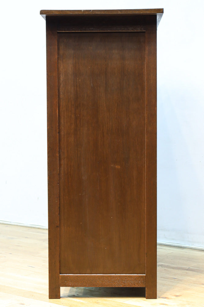 稀少サイズ！！ディスプレイが映えるレトロモダンな高脚ガラスケース　BB3151