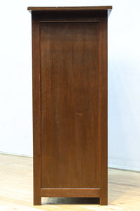 稀少サイズ！！ディスプレイが映えるレトロモダンな高脚ガラスケース　BB3151