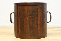 古色の風合いが時代感のある一斗マス　DC8396efgh　在庫(e:1 f:1 g:1 h:1)個