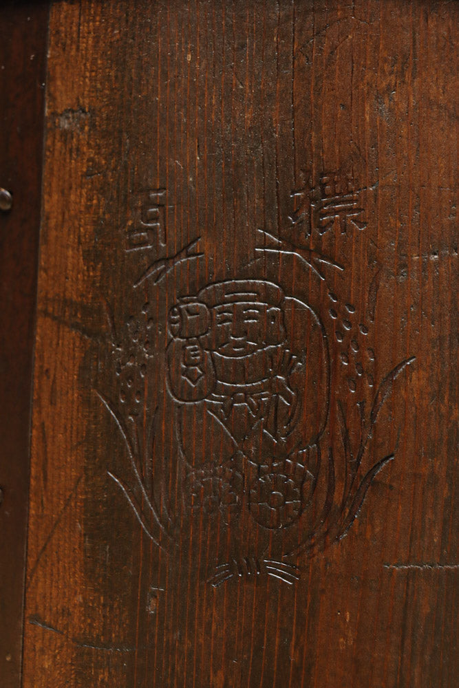 古色の風合いが時代感のある一斗マス　DC8396efgh　在庫(e:1 f:1 g:1 h:1)個