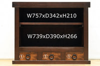 稀少サイズ!! カウンターに!! 小振りサイズの格調漂う近江水屋箪笥　BB3102