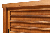 横桟使いの味わい溢れる木地色の収納箪笥　BB3318