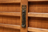 横桟使いの味わい溢れる木地色の収納箪笥　BB3318