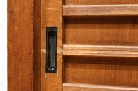 横桟使いの味わい溢れる木地色の収納箪笥　BB3318