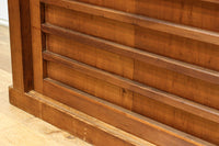 稀少幅1380ミリ自然美ある杢目の落ち着いた横桟造りの収納箪笥　BB3319