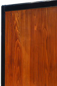幅903ミリ　見事な漆の艶を纏う美しい杢目を魅せる板戸　F8531　在庫4枚