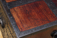 極上！！重厚な金具で覆われた時代の貫禄溢れる佐渡船箪笥　BB3169-MT