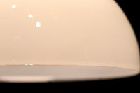 乳白色のシンプルでレトロなお椀型の電笠　DB7049